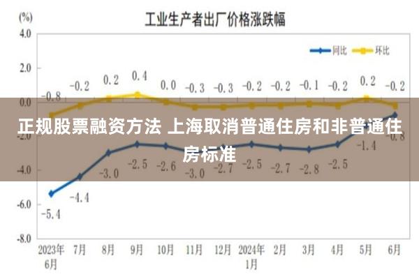 正规股票融资方法 上海取消普通住房和非普通住房标准